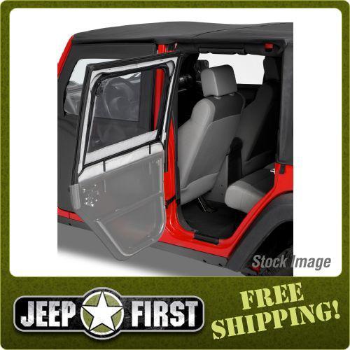 Bestop 51793-15 highrock 4x4 element soft doors black denim front