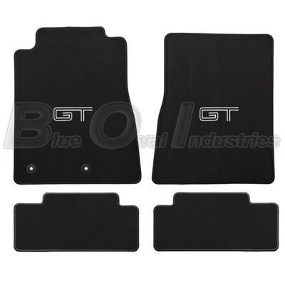 2011-2012 mustang charcoal lloyd mats oem  & rear floor mats w/ silver gt