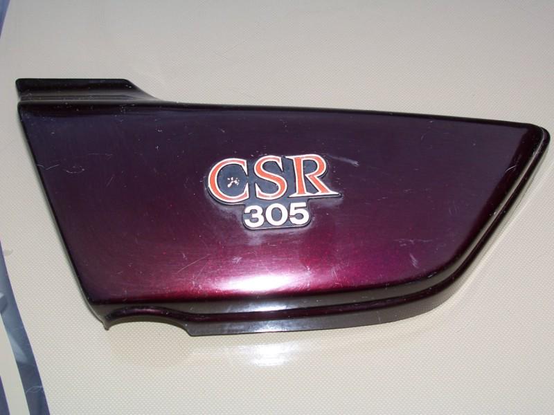 1982 kawasaki kz305  kz 305 csr left side cover 305 kz 