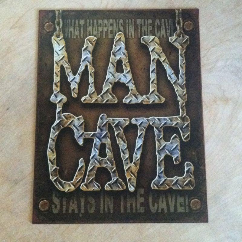Man cave** man cave metal sign ford chevy dodge