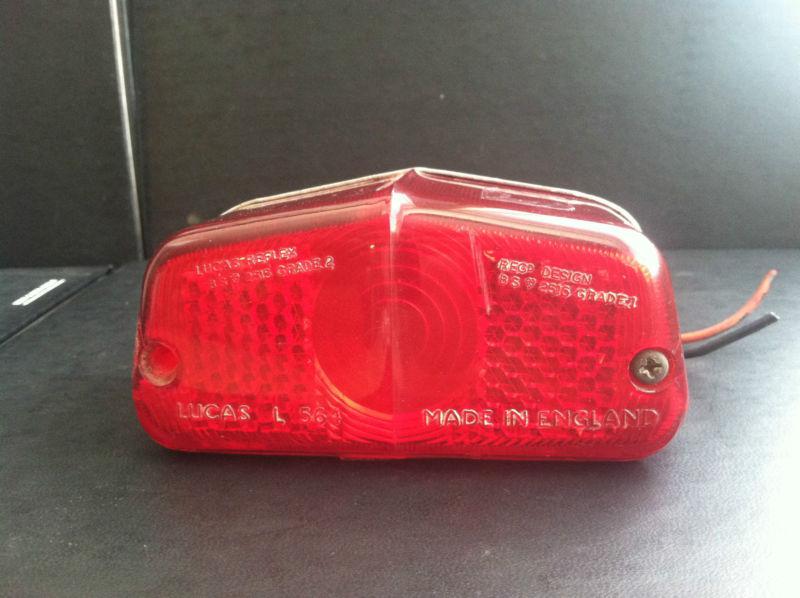 Genuine lucas tail light, l564, 6v, triumph bsa norton     (c208)