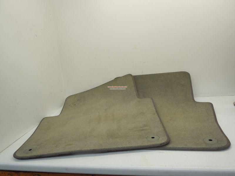 Audi a8 d3 swb rear platinum light grey carpet mats	