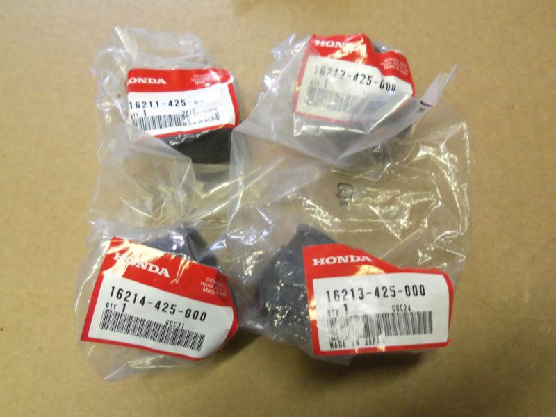  new factory honda rubber carb sockets! set 4, cb750k 79-82, cb750f 80-82