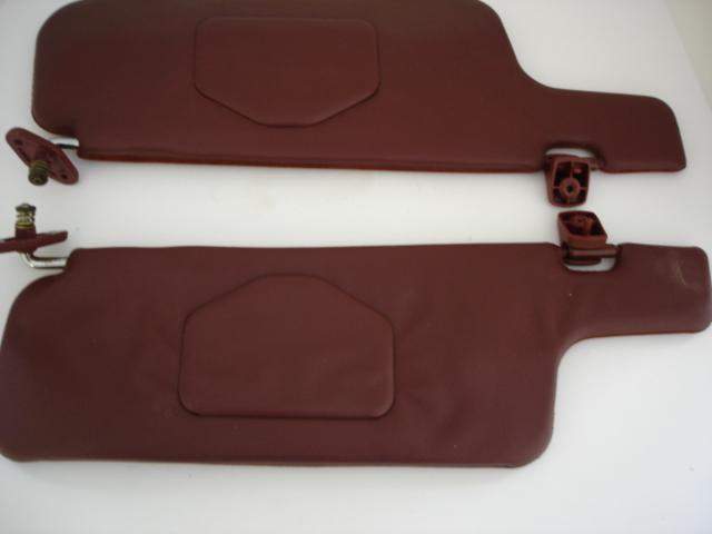 1984-89 nissan 300zx burgundy sunvisors (pair)