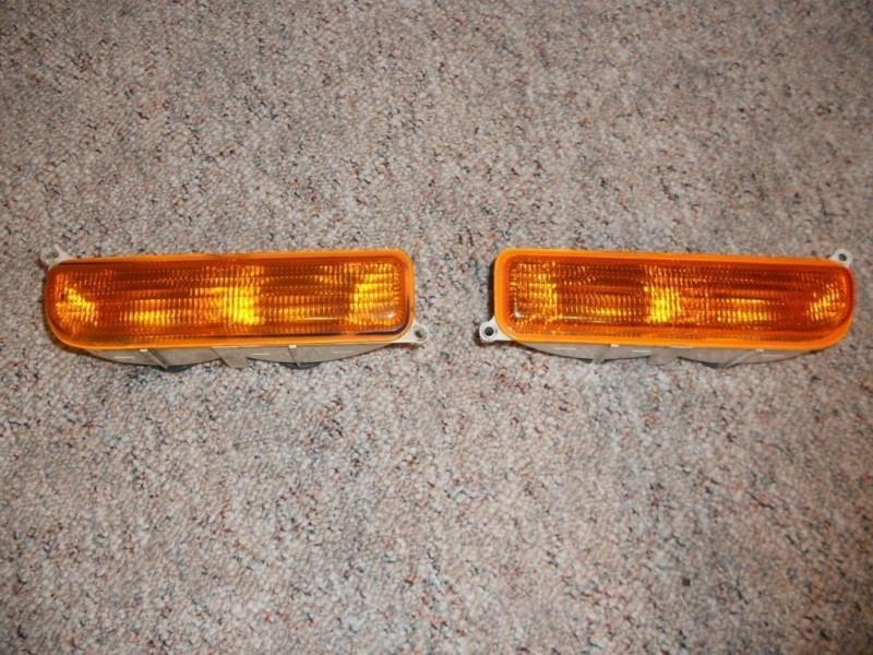 Jeep cherokee xj front turn signal lenses pair 1997-2001