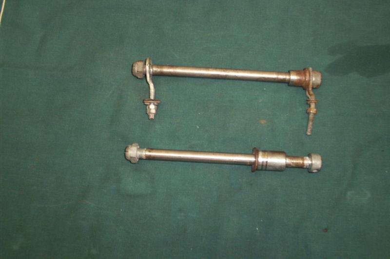 70 honda z50 z 50 k2 mini trail oem original complete front & rear axles