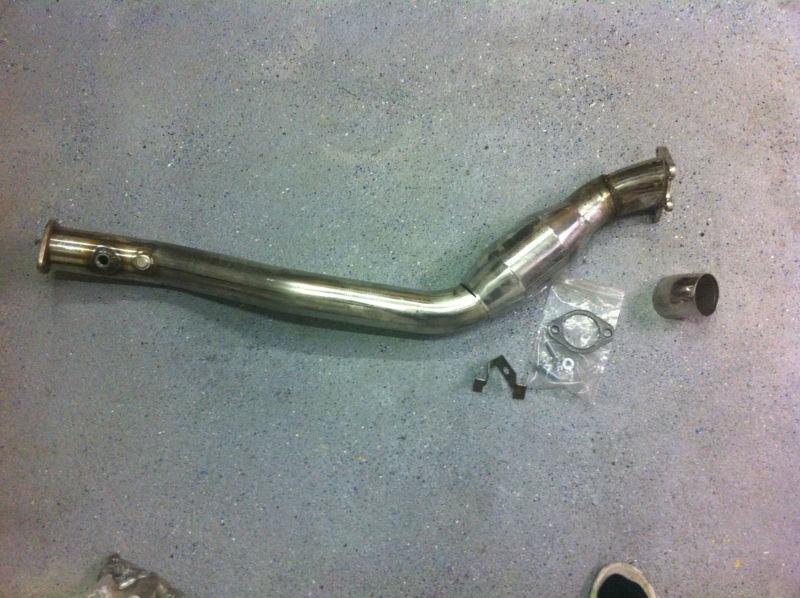 Subaru impreza sti spec c twinscroll twin scroll downpipe down pipe project