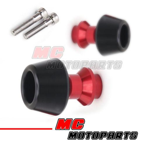 Red protector swingarm spools ktm 990 supermoto 10 11 12 13