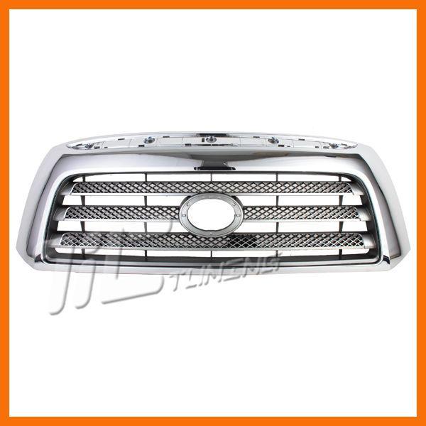 07-09 toyota tundra limited wo sport front grille to1200303 chrome frame wo mldg