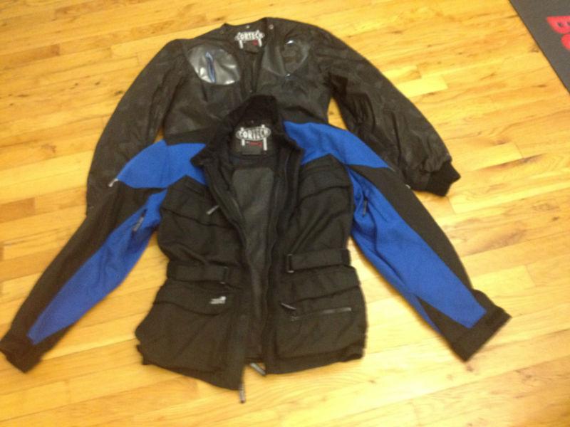 Tour master motorcycle jacket and jacket liner - nr