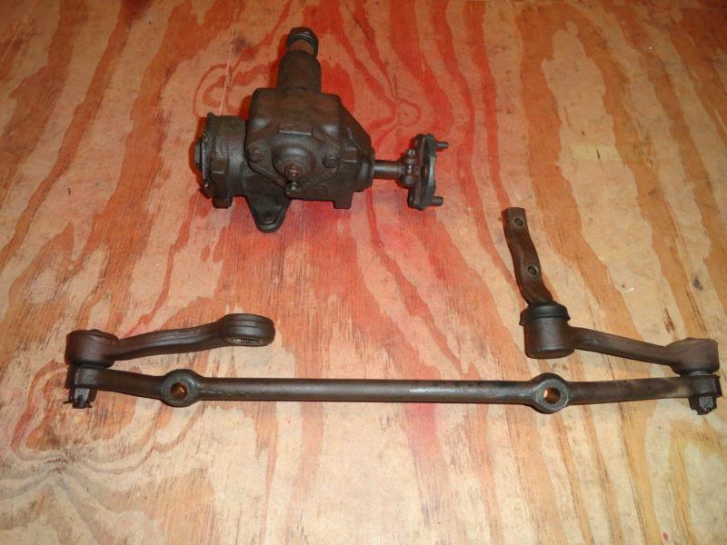 1963-1964 full size chevy manual stearing linkage setup