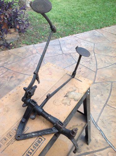 Antique car or implement pedal assembly