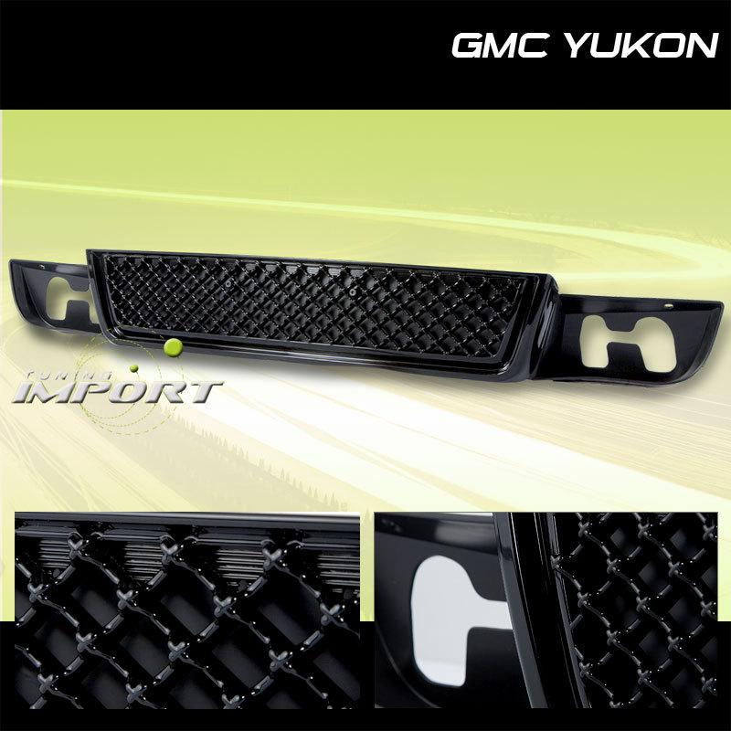 2007 2008 2009 gmc yukon denali xl new black mesh style lower front grille grill