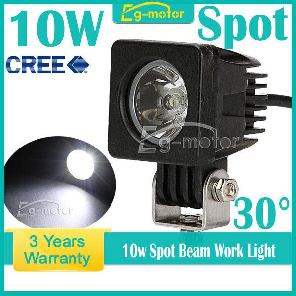 10w cree led spot work light offroad lamp 800lm car atv truck  boat 4wd 4x4 ute