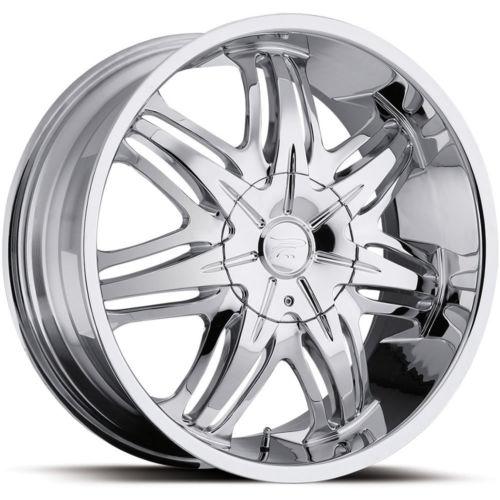 17x7.5 chrome platinum cloak (414) wheels 5x4.5 5x100 +42 lincoln town car mkz