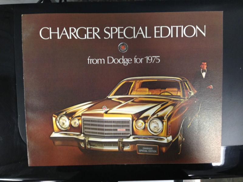 1975 dodge charger special edition brochure