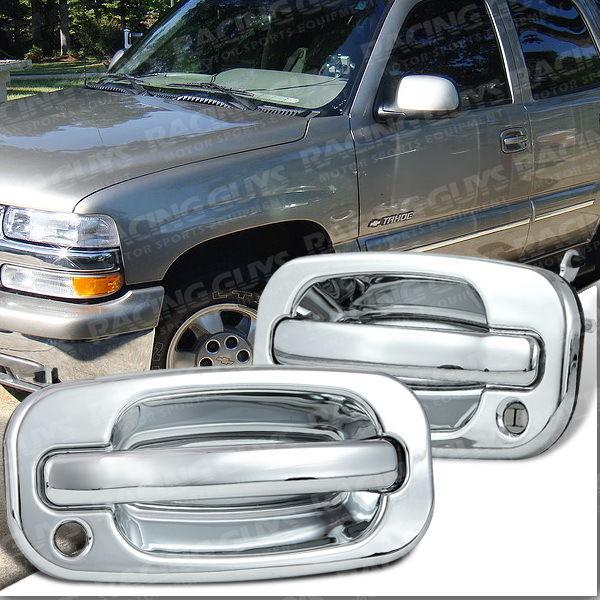 1999-2007 chevy silverado sierra chrome front door handles outside escalade