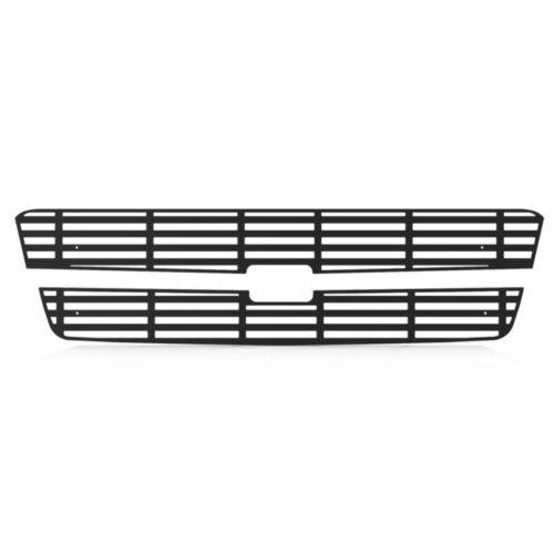 Chevy silverado 1500 03-05 horizontal billet black powdercoat grill insert cover