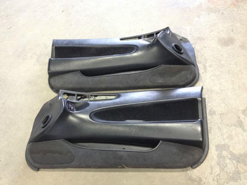 92-96 honda prelude oem door panels covers stock factory si vtec h22 black good