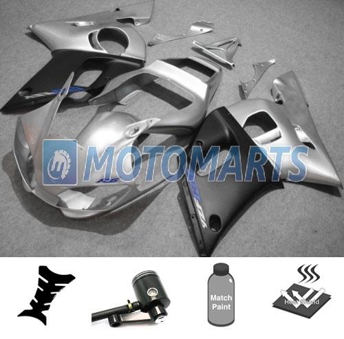 Bundle inj fairing w/ brake fluid pot for yamaha yzf 600 r6 1998 99 00 01 02 aq