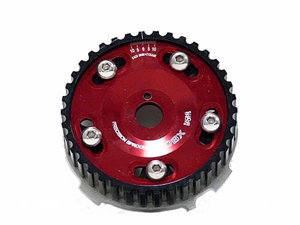 Obx adjustable cam sprocket 01-05 honda civic 1.7l red