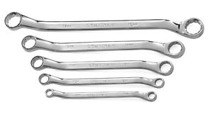 Gearwrench 81927 5 piece 30° deep offset metric wrench set