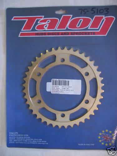 Talon sprocket zx6r gsxr600 tl1000s gsxr750    gold 40t