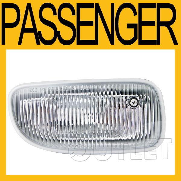 02 03 jeep grand cherokee driver front driving light fog lamp len housing right