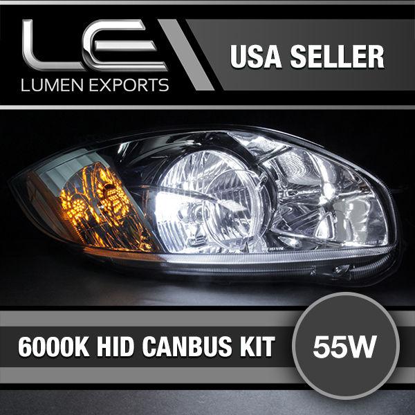 9006 55w canbus chevy low beam xenon hid kit 6000k