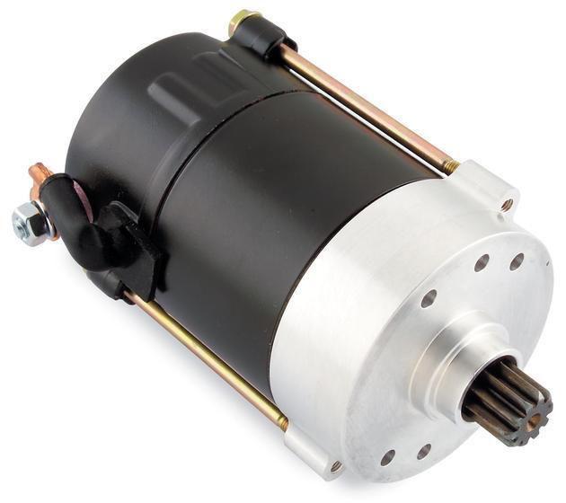 Drag specialties starter motor hitachi 1.4kw black harley fxwg 1984-1986