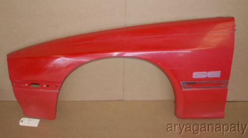 89-91 mazda rx7 oem left driver side fender stock factory red paint scuffs 