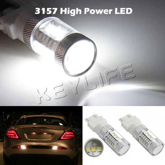 2pcs samsung led 15w xenon white 3156 3157 3057 bulb daytime running light drl