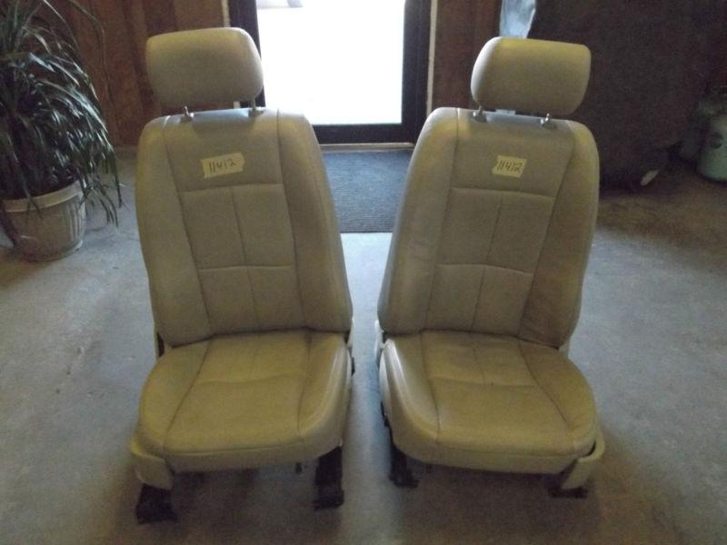 06 lincoln zephyer 07 lincoln mkz driver & passenger front seats - int tr - mt