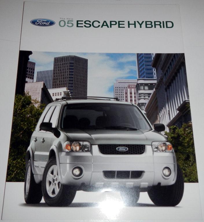 2005 ford escape hybrid brochure