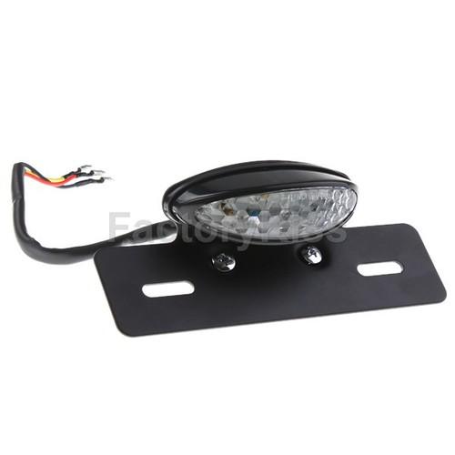 New led brake tail light for quad atv dirt bike motorcycle black casing