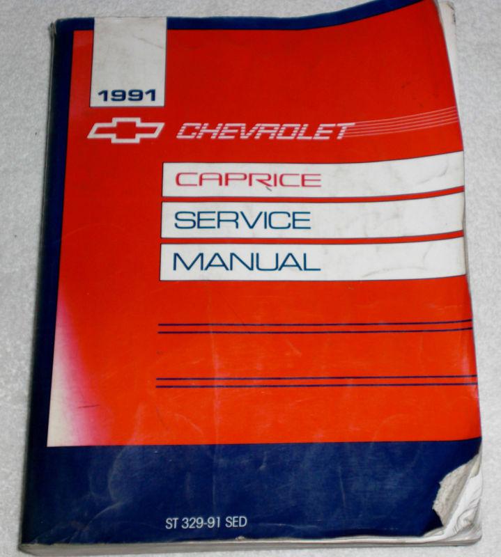 91 1991 chevrolet caprice factory service shop manual