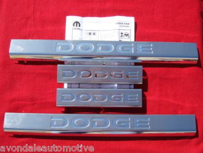 Dodge ram 2009-2011 stainless door sill set mopar oem