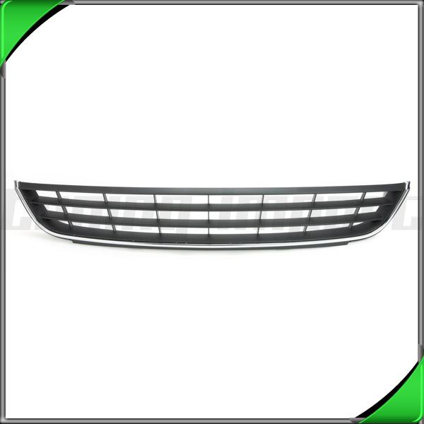 New bumper lower grille front black 2011-2012 vw jetta vw1036120 chrome molding