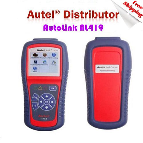 Original next generation autel autolink al419 obdii and can code scan tool obd