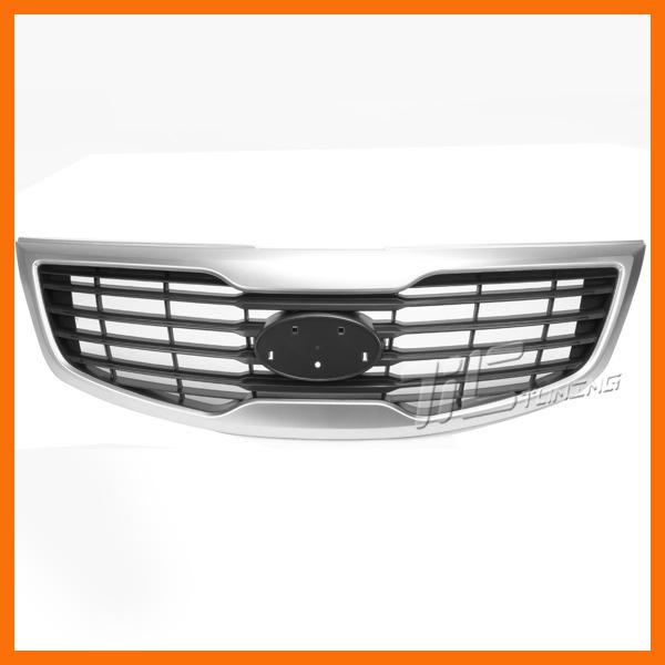 Front grille ki1200147 plastic black frame for 11-13 kia sportage wo chrome trim