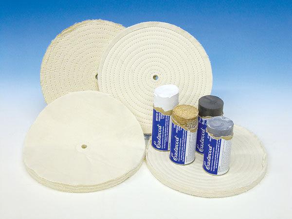 Eastwood buff kit for polishing aluminum & brass 8 inch