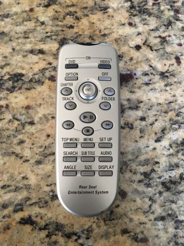 Toyota sienna rear entertainment dvd remote 86170 45020