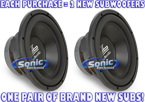 2) polk audio db1040dvc 540w 10&#034; dual 4 ohm car subwoofers car audio sub woofers