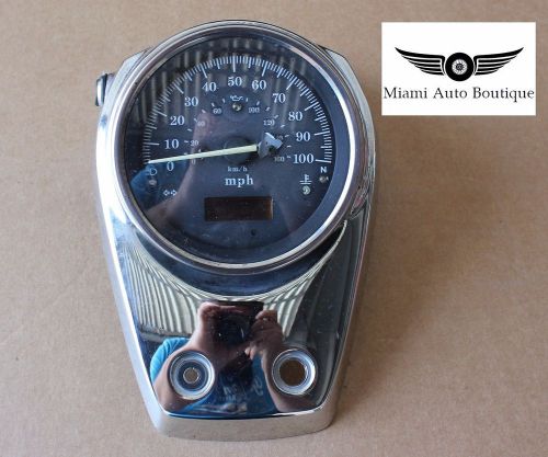 98-03 oem honda shadow vt750  chrome speedometer 15,000 miles