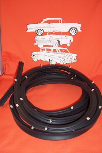 1957 chevy trunk  rubber weatherstrip seal usa made sedan hardtop convertible