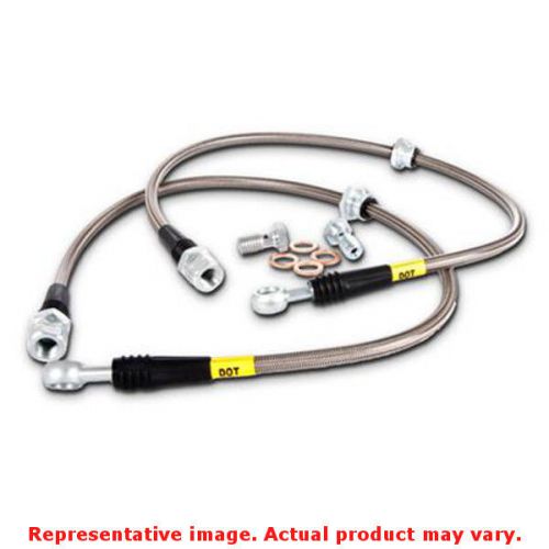 Stoptech 950.33016 stainless steel brake lines front fits:audi 2009 - 2013 a4