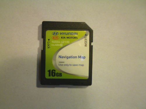 Oem 2013 hyundai santa fe sport navigation sd card u.s map part 96554-4z100