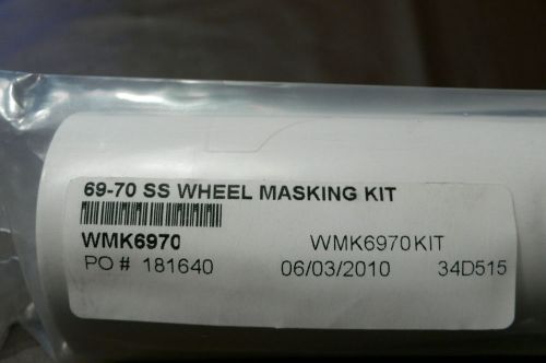 Wheel masking kit for 69/ 70 chevelle