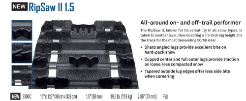 Camoplast rip saw ii track 129 x 1.50 15 wide 2.86 pitch 9305c