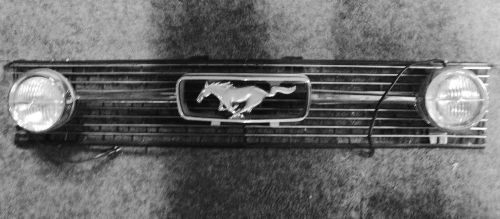 66 mustang gt fog light grill